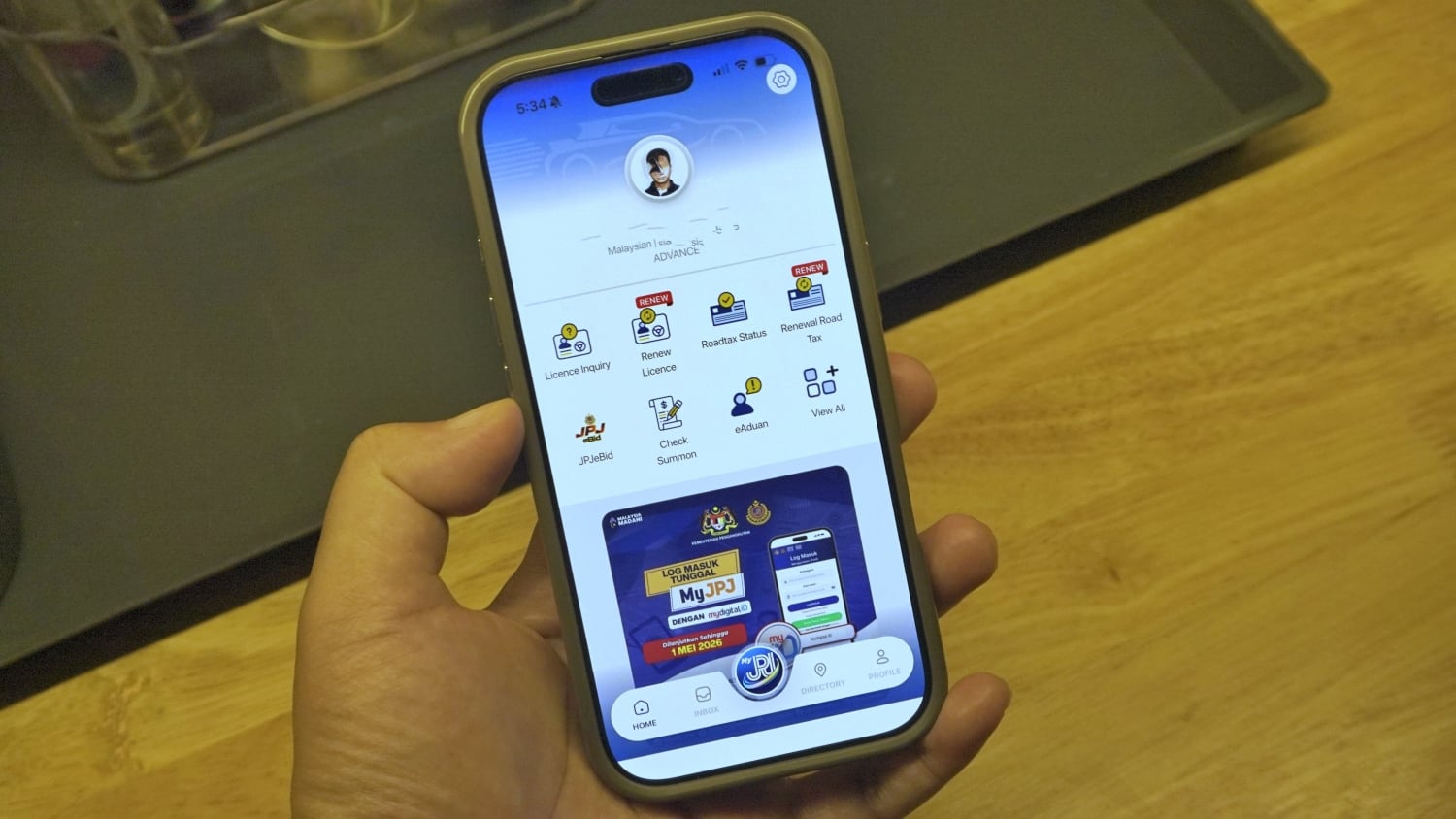 Aplikasi MyJPJ dapat UI baharu